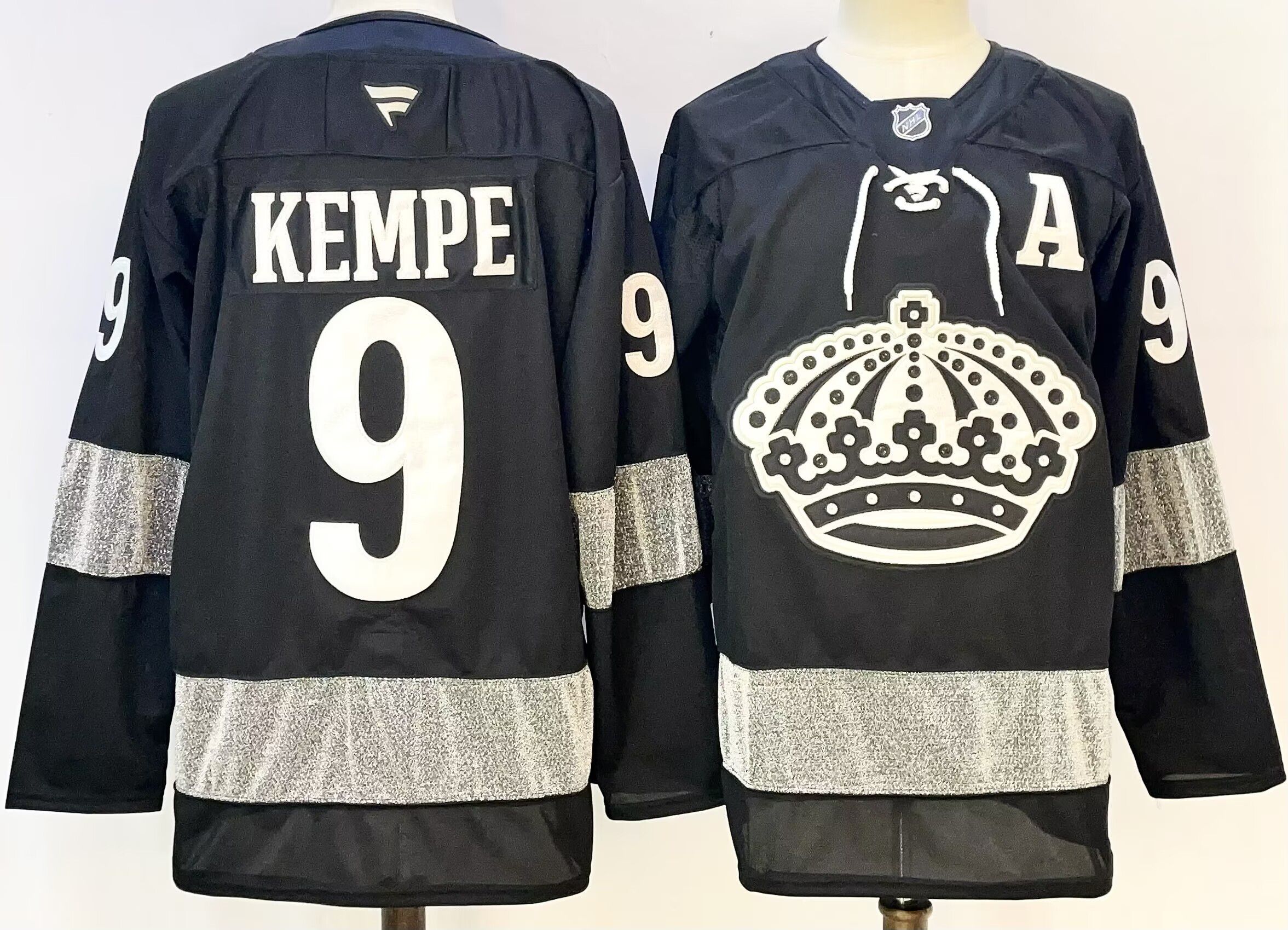 Men Los Angeles Kings #9 Kempe Black 2026 Adidias NHL Jersey style 001